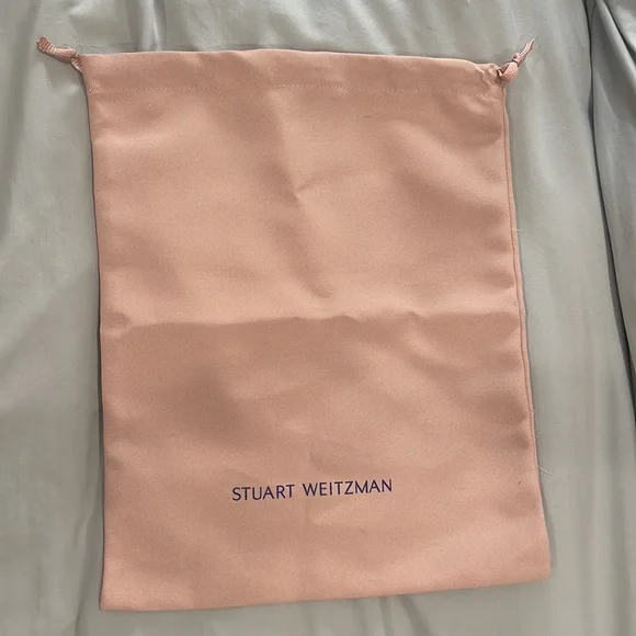 Stuart Weitzman blush color dust bag for shoes - Picture 3 of 5